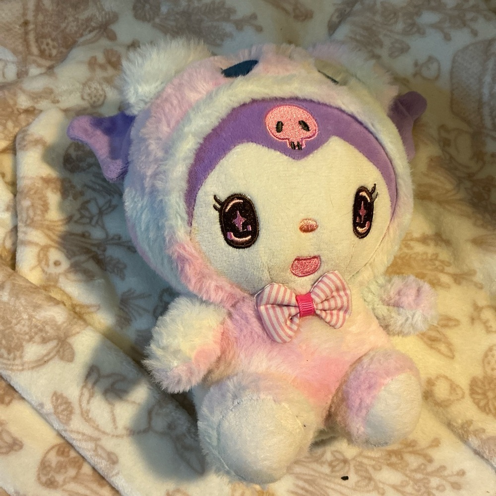Sanrio Pink and Purple Stuffed Animal